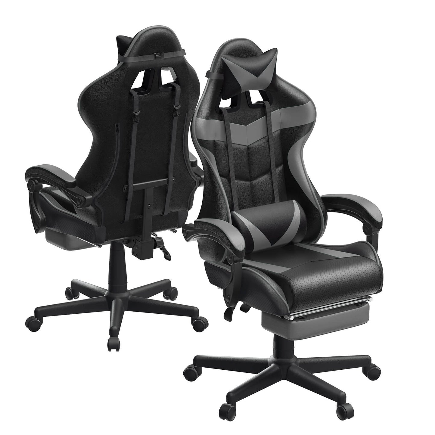 Captain Series Polar White Gaming Chair Ergonomic Desk Chair for Gaming