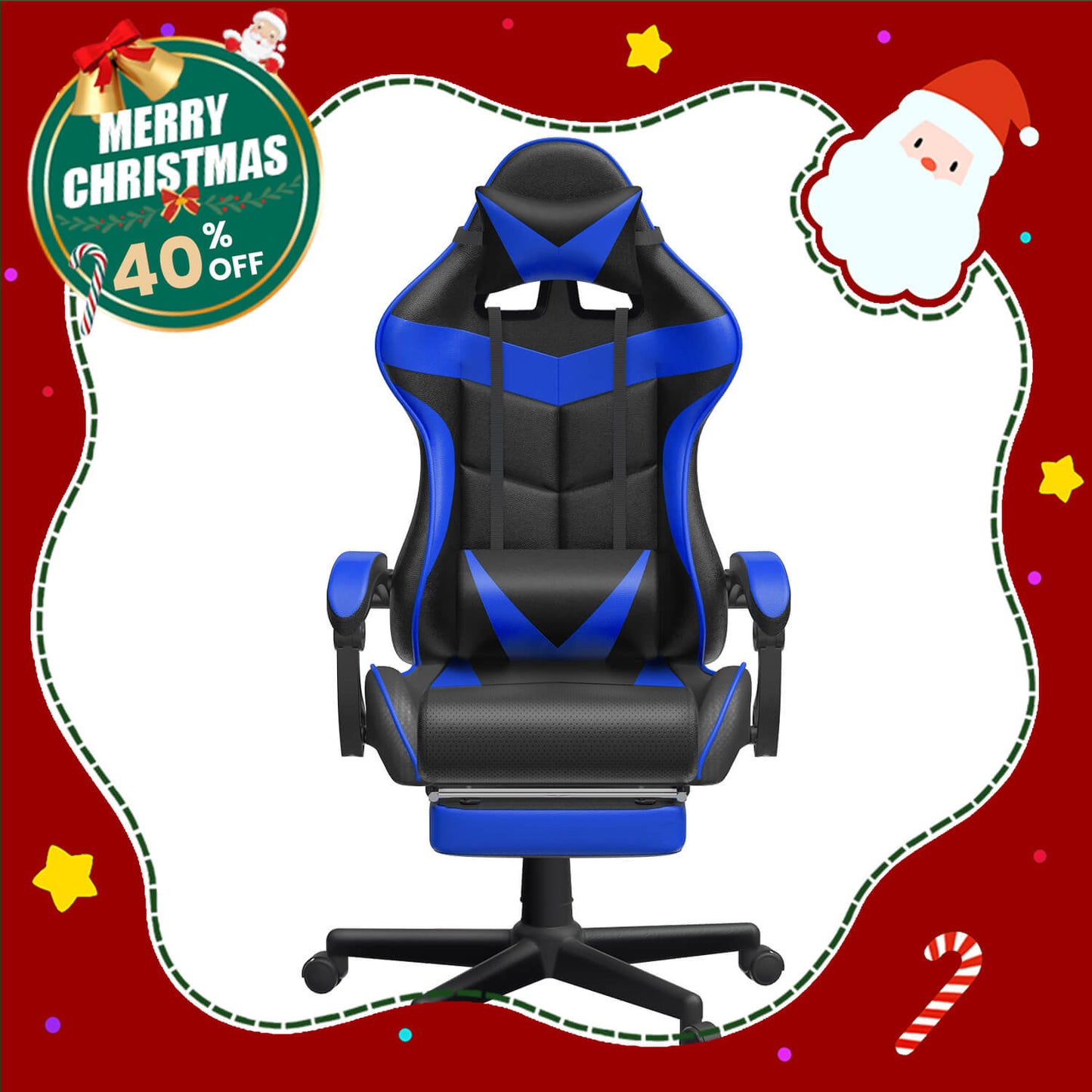 Captain Series Storm Blue Gaming Chair