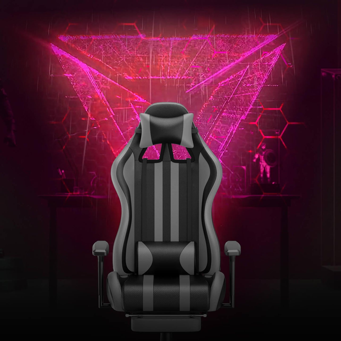 Alpha Series Upgrade Version Office Gaming Chairs for Better Posture Gaming Recliner Chair for Adults with Leg Rest - SOONTRANS