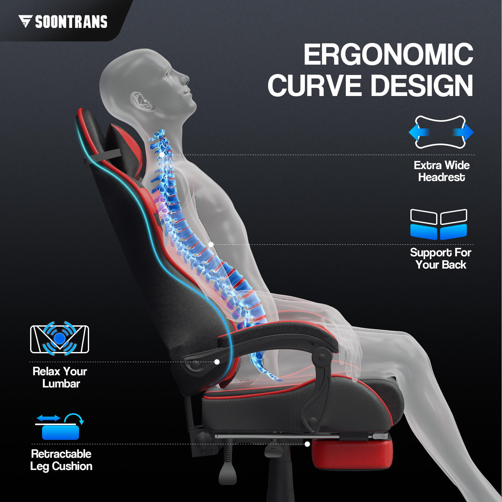 Gaming chair extra online cushion