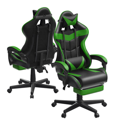 Sedia da gaming verde giungla della serie Captain