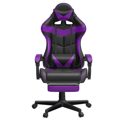 【Free Shipping | $20 off at checkout】Limited Edition Purple Gaming Chair With Footrest Comfy Gaming Chairs - SOONTRANS